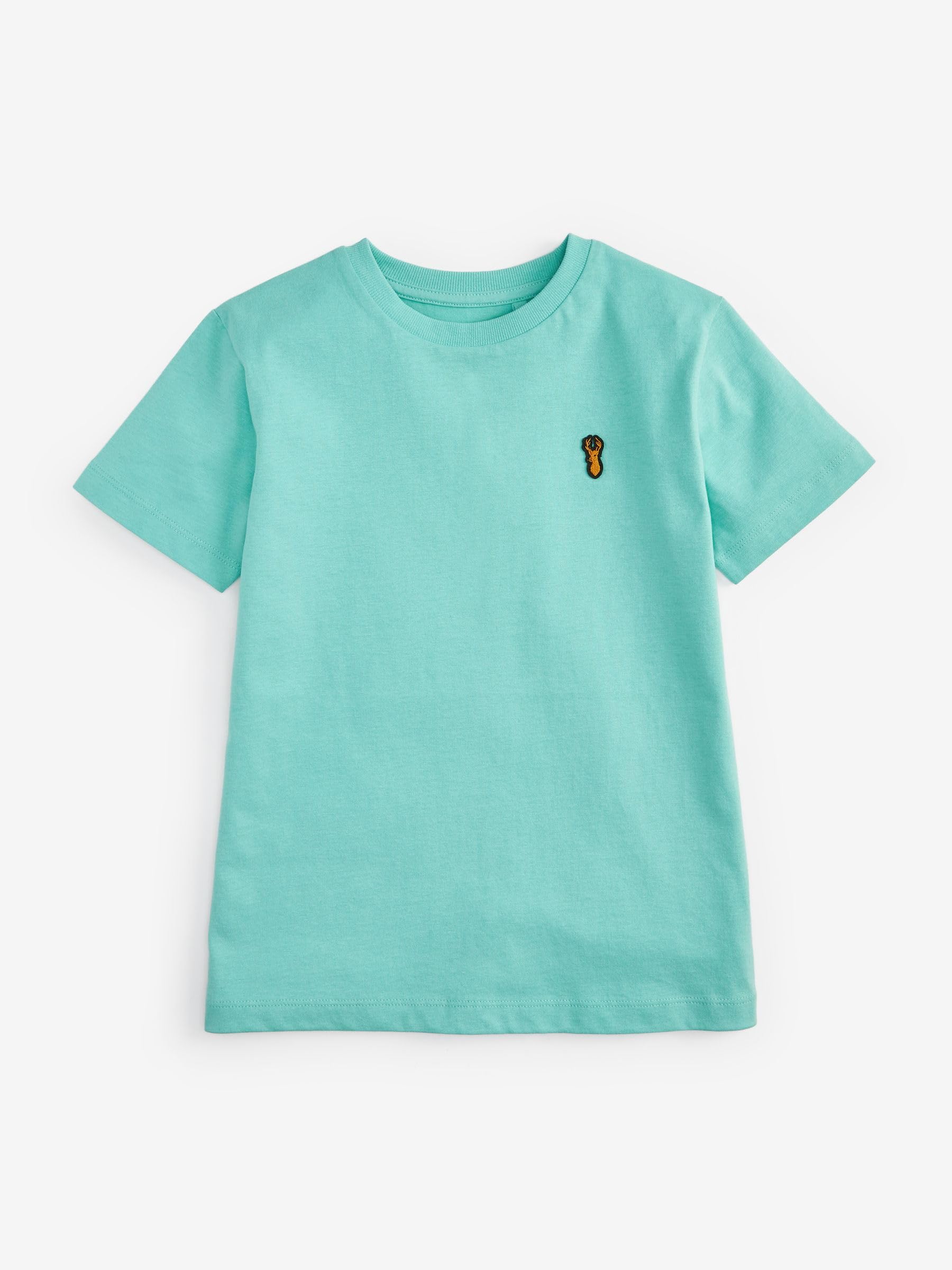 NEXT Niños Pack de 4 Camisetas de Manga Corta con Bordado de Ciervo