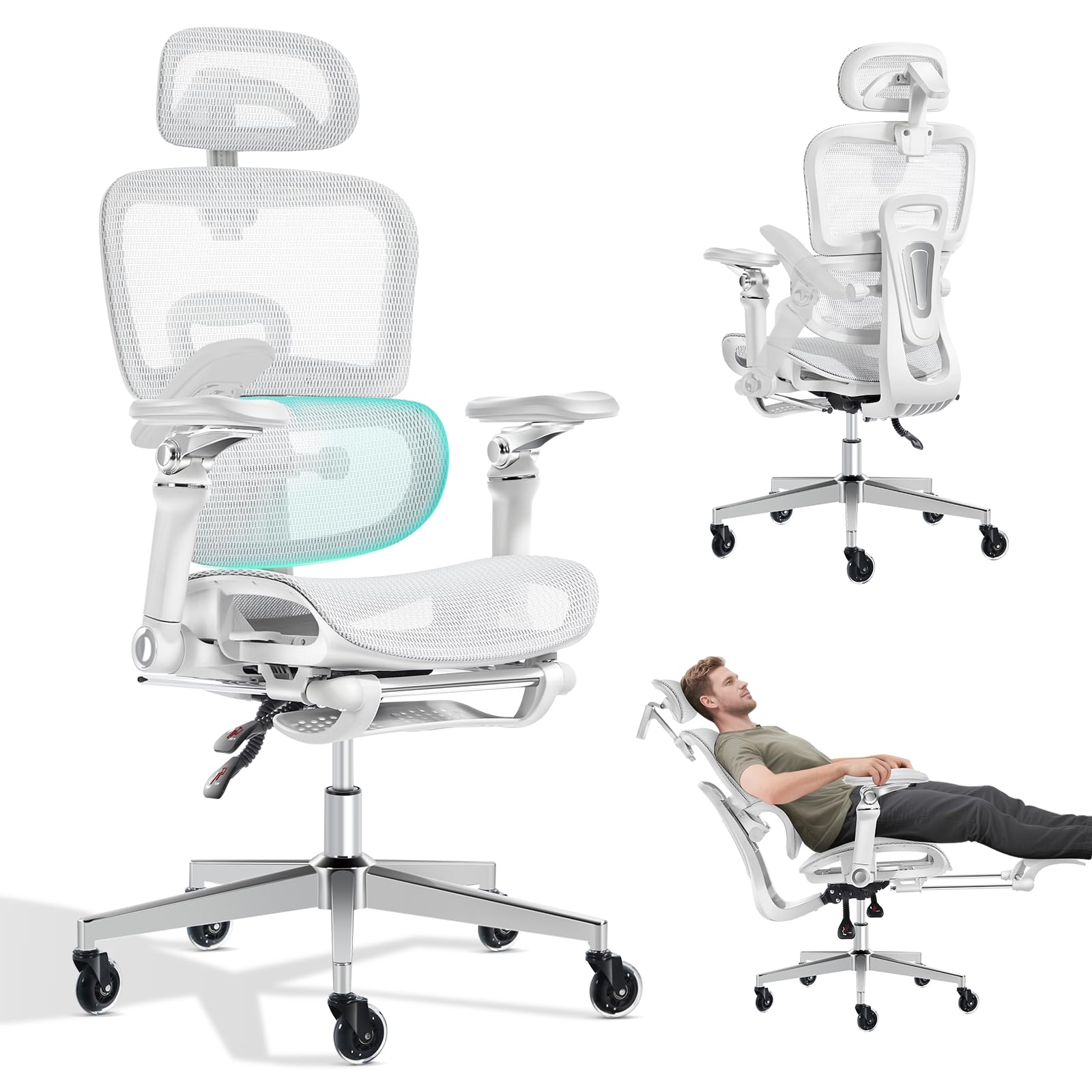 Amazon.com: Morkprism Ergonomic Office Chair with 9D Arms