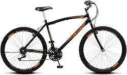 Colli, Bicicleta Cazelle CB 500, Aro 26 Comum Natural, 36 Raias, 18 Marchas, Freios V-Brake e Suporte de Guidão Down Hill