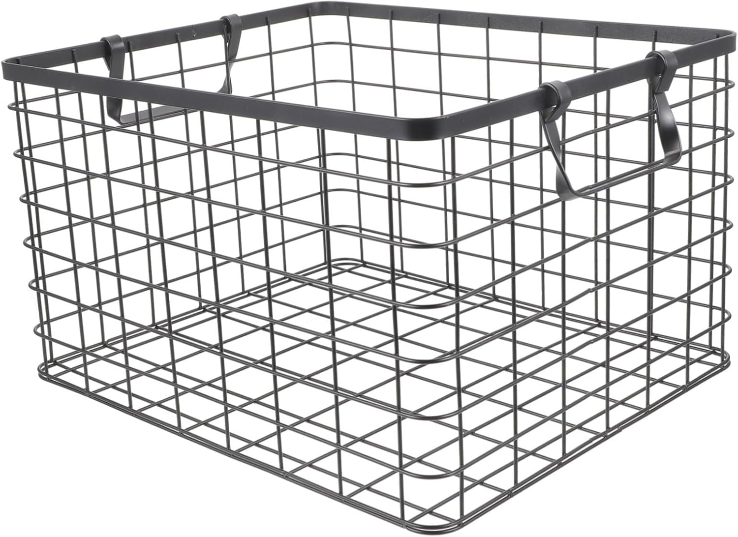 Kisangel Firewood Storage Basket Wire Storage Baskets Large Capacity Firewood Holder