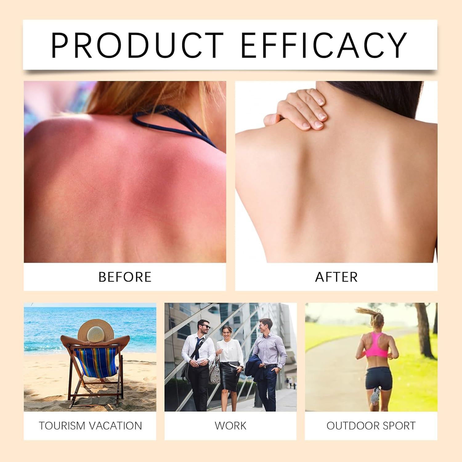 Sunscreen Stick SPF 50+ – Korean Semi-Matte Sun Protection Bar, No White Cast, Lightweight, Water-Resistant Sunblock for Face & Body, 0.81 oz / 23g - Image 2