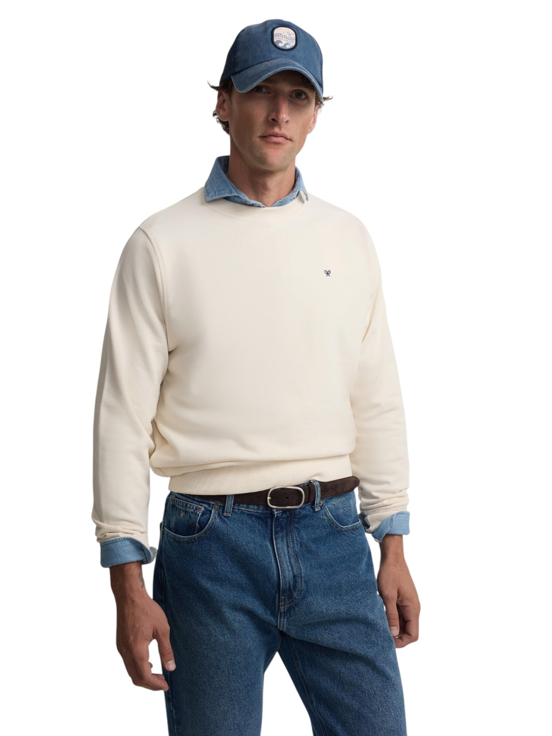 SILBON Club Saint Tropez Sweatshirt, cream, XL-3XL