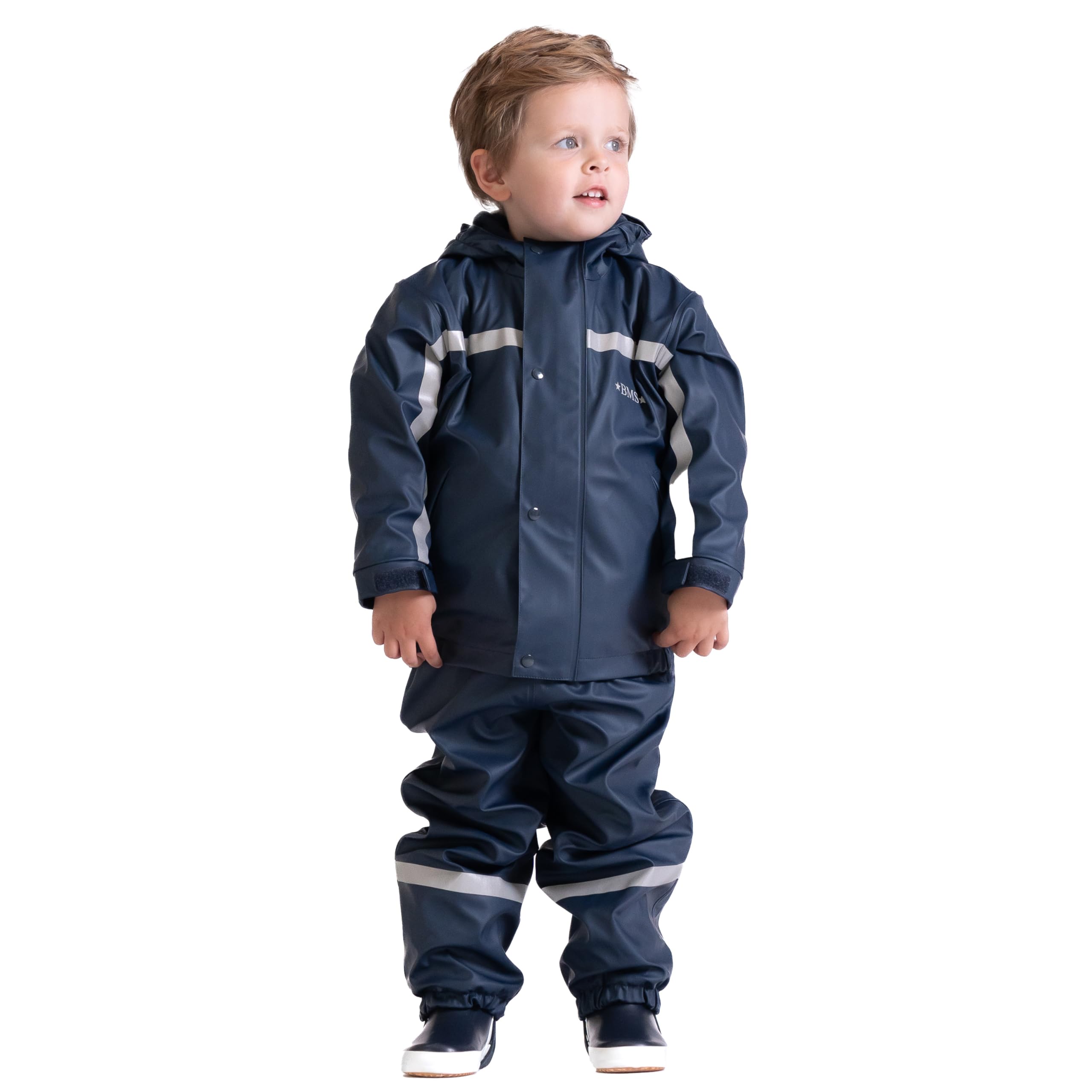BMS Regenjacke mit Fleece gefüttert