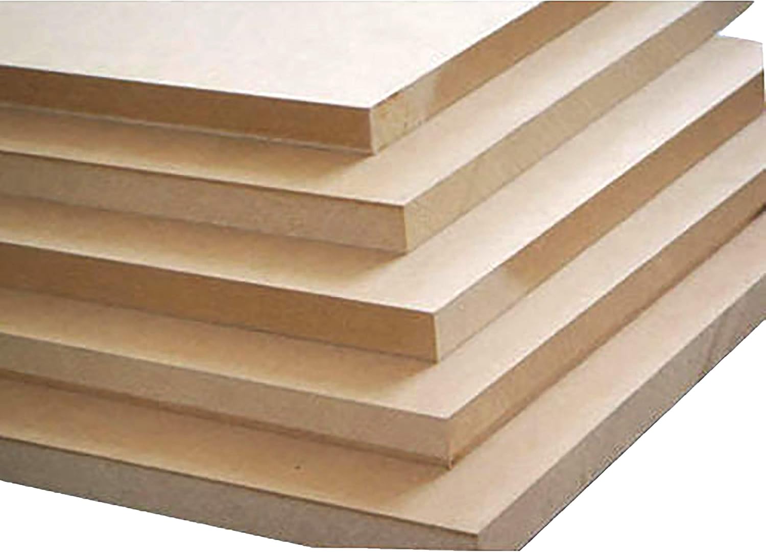 Custom Size 1/4'' (6mm) X 24'' X 24'' MDF Board (3 Pieces)