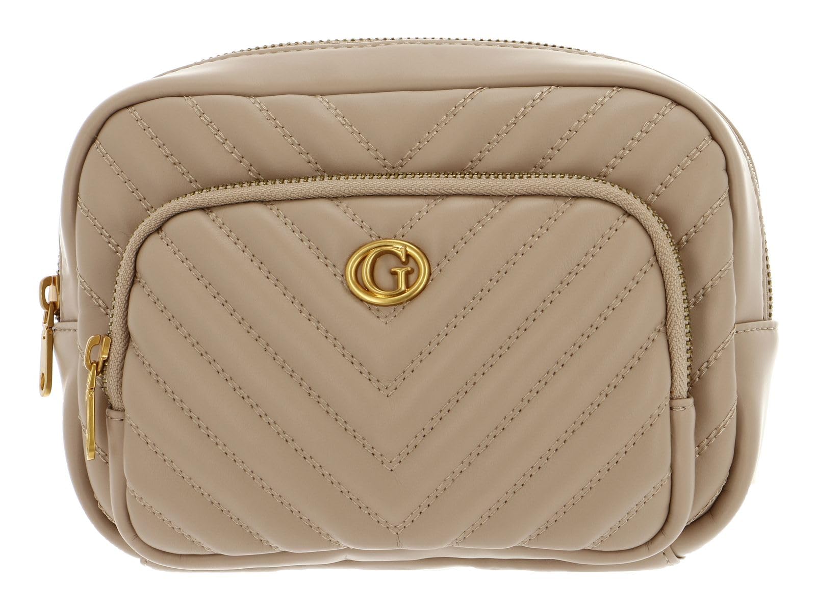 GUESS Kosmetiktasche Travel Case Beige