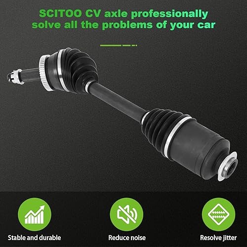 Miniatura 268 de SCITOO Eje CV Conjunto de eje delante izquierda derecha para Honda Odyssey 3.5L,para Honda Ridgeline 3.5L 2005-2014 60-1009