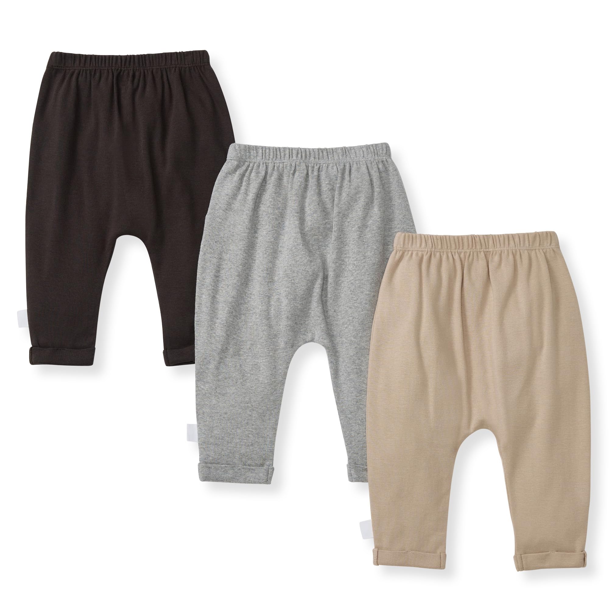 Burt's Bees Baby Knit Jogger Pants, Baby Sweatpants, 100% Organic Cotton Infant Bottoms - Spodnie Niemowlęta - chłopcy