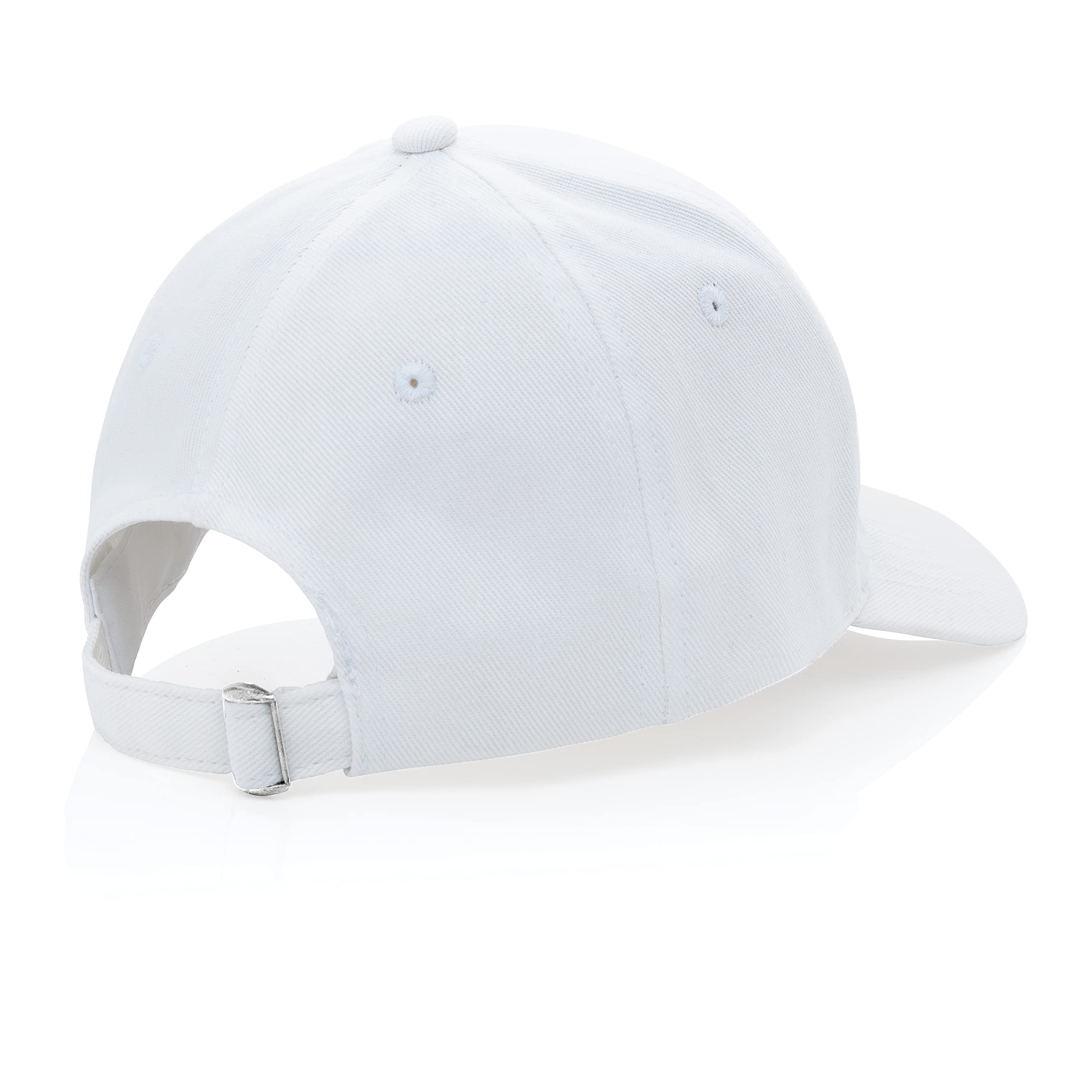 Cap for men branded | Dry fit cap, 100% recycled cotton cap for men women kids unisex, best for summer dry fit cap | 280 g/m2 cap for men lightweight by XD Design (White)- S-XXL