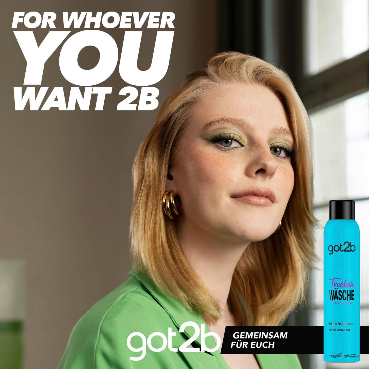 got2b Schwarzkopf Shampoo a secco extra volume (2 x 200 ml), shampoo a secco con effetto fresco istantaneo e volume boost, shampoo a secco senza residui, fino a 48 ore di profumo