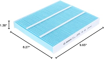 BOSCH 6091C HEPA Cabin Air Filter - Compatible with Select Buick Enclave, Encore GX; Cadillac XT4, XT5; Chevrolet Camaro, Cruze, Impala, Malibu, Silverado, Traverse; GMC Sierra, Terrain, Yukon + More