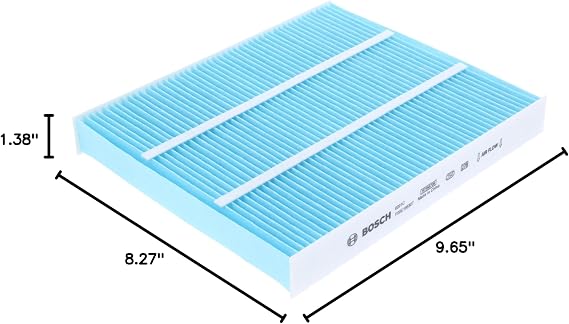 BOSCH 6091C HEPA Cabin Air Filter - Compatible with Select Buick Enclave, Encore GX; Cadillac XT4, XT5; Chevrolet Camaro, Cruze, Impala, Malibu, Silverado, Traverse; GMC Sierra, Terrain, Yukon + More