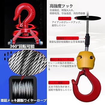 Amazon.co.jp: timiland 電動ウインチ 【三つ制御方法 500KG 7.6