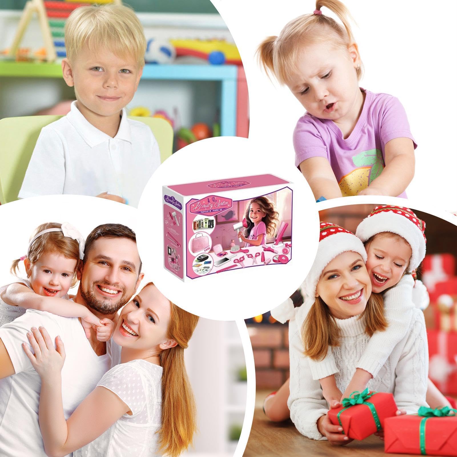 Set salone di bellezza per bambini, set di giochi di ruolo per | parrucchiere | Set da per parrucchiere, , di ruolo | Set da per bambini Giocattolo Fai finta di