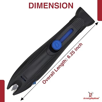 Armory ReplicasTM - Samurai Shark Tungsten Carbide Knife Sharpener Your Ultimate Blade Buddy for Every Task! Sharpen Scissors, Kitchen Knives, Lawn Tools, and More with Ease