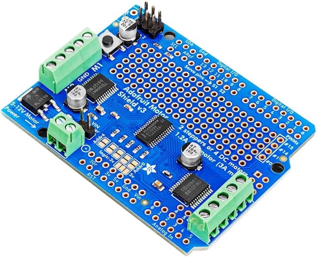 Adafruit Motor/Stepper/Servo Shield for Arduino v2.3 Kit