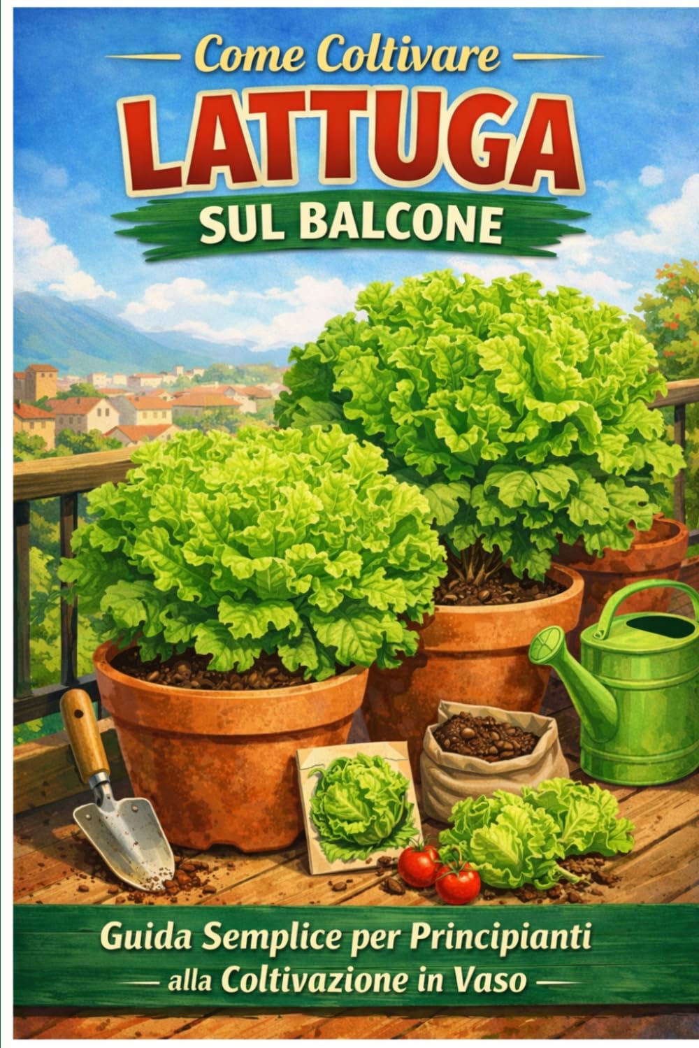 Come Coltivare Lattuga sul Balcone: Guida Semplice per Principianti: Guida pratica per principianti: coltivazione in vaso, crescita veloce e raccolti abbondanti anche in poco spazio (Orto facile)