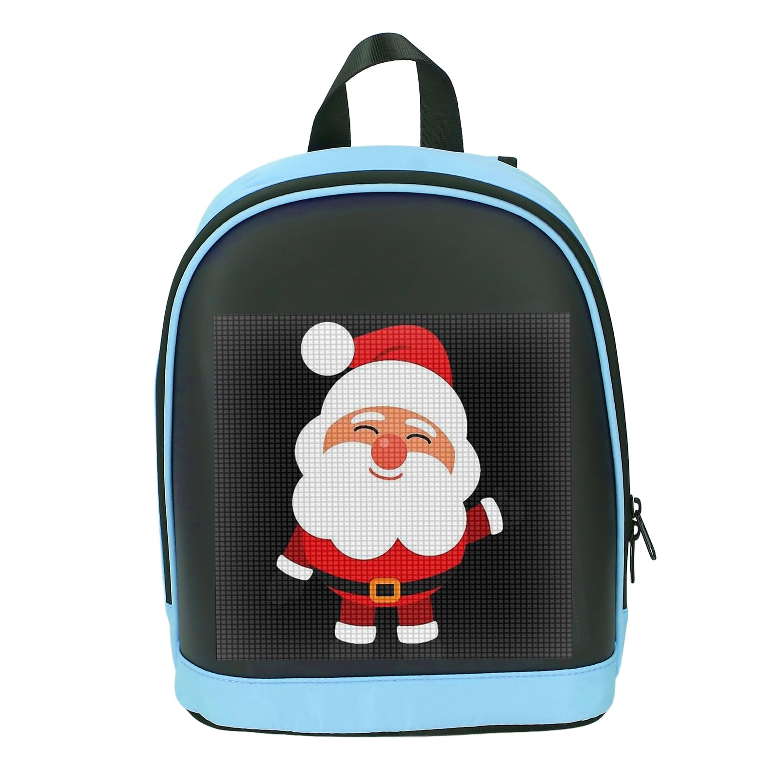 Brrnoo Mochila LED Pantalla Programable Pantalla Portátil a Todo Color para Motocicleta