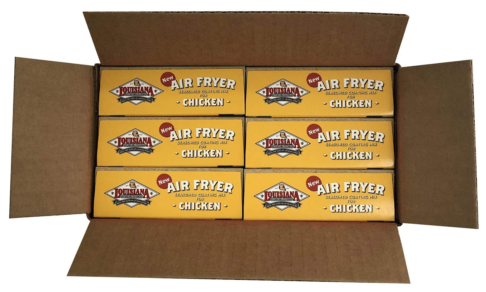 Louisiana Fish Fry, Air Fryer Chicken Coating Mix, 5 oz (Pack of 6