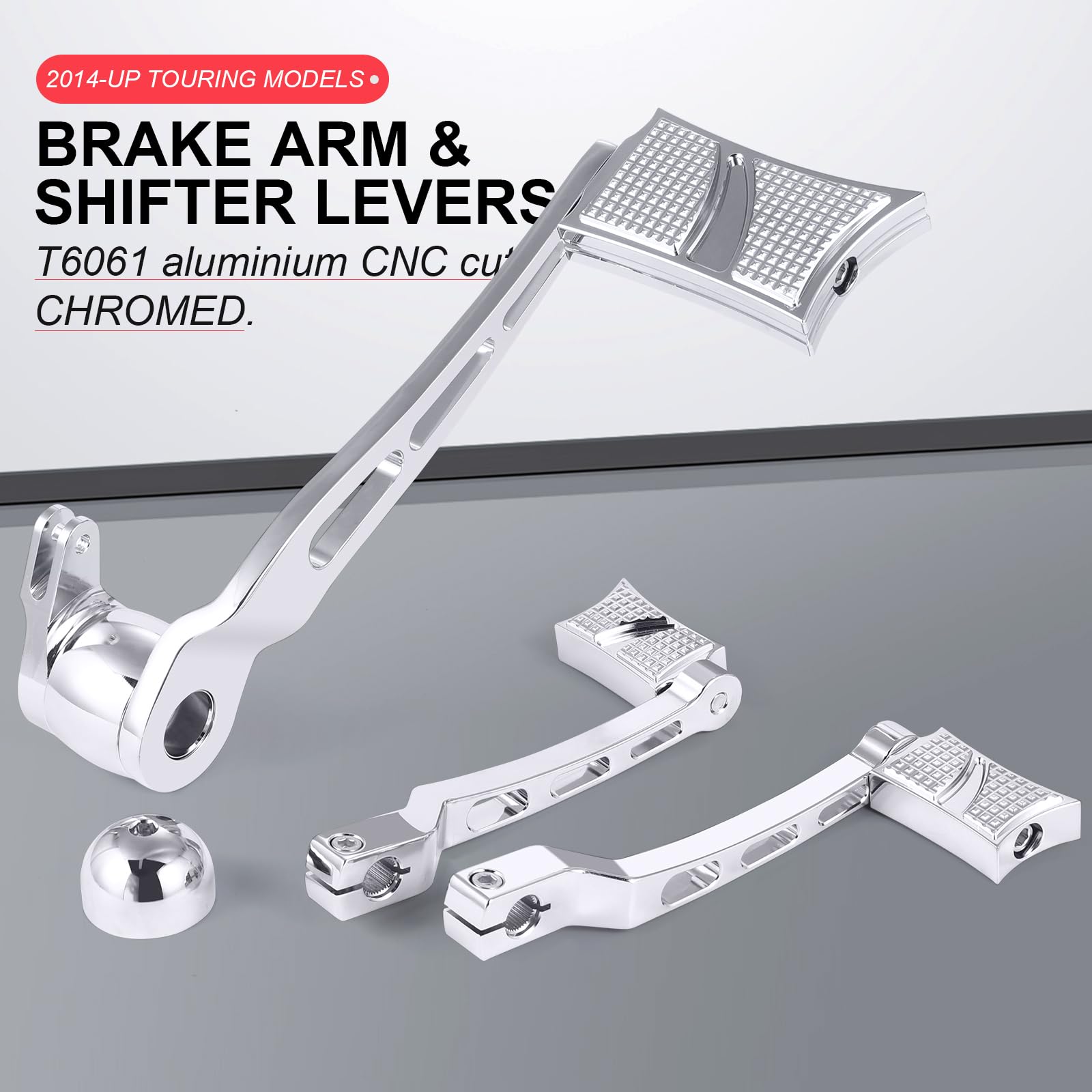 Amazon | クロムメッキストリートグライドフロアボード ハーレーFLHX