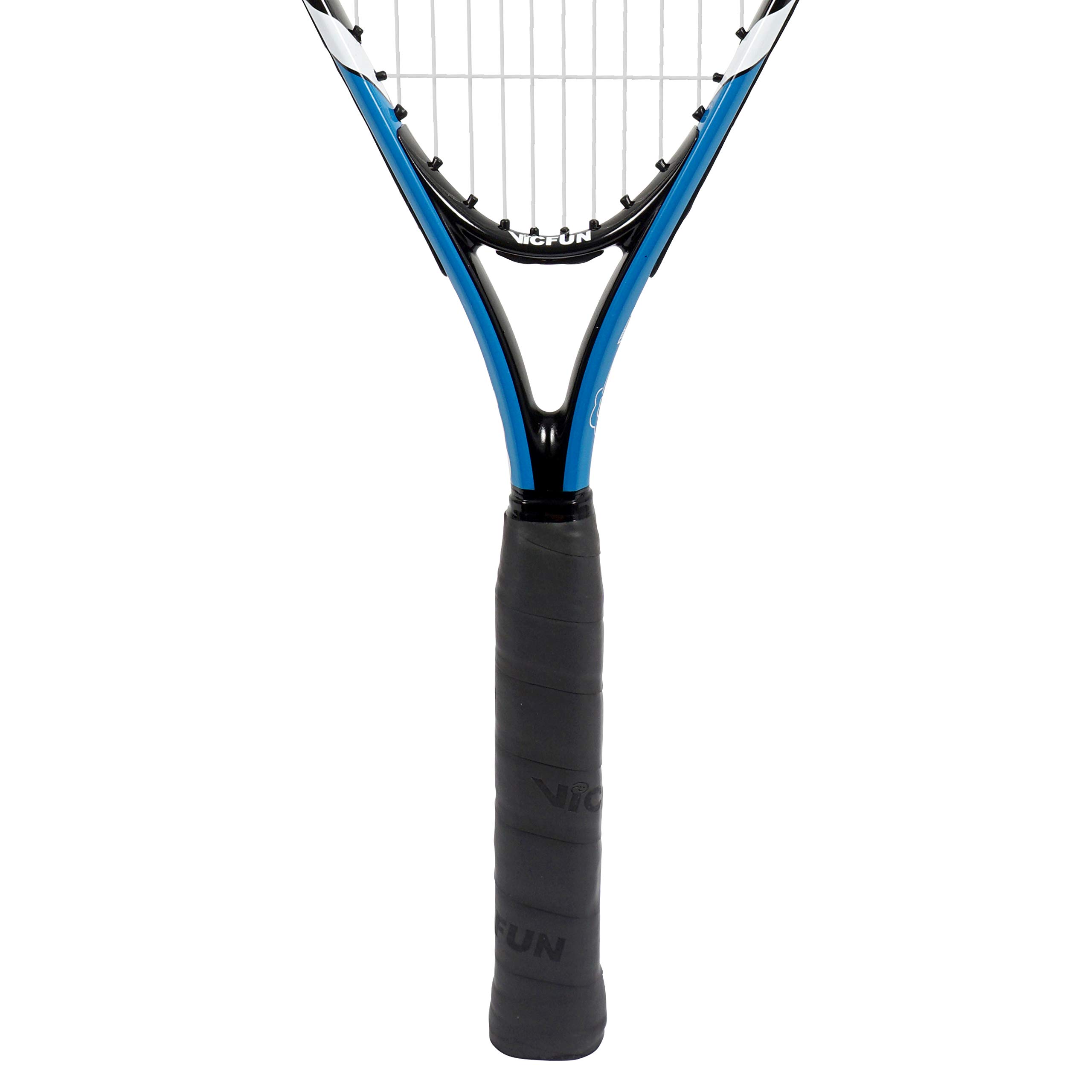 VICTOR Speed-Badminton zestaw 100 sztuk – 2 rakietki do badmintona, 3 piłki i wysokiej jakości torba do badmintona zestaw field