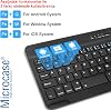 Rechargeable Turkish Mini Bluetooth Keyboard 20 cm for Microcase Tablets and Phones - AL2737 Black