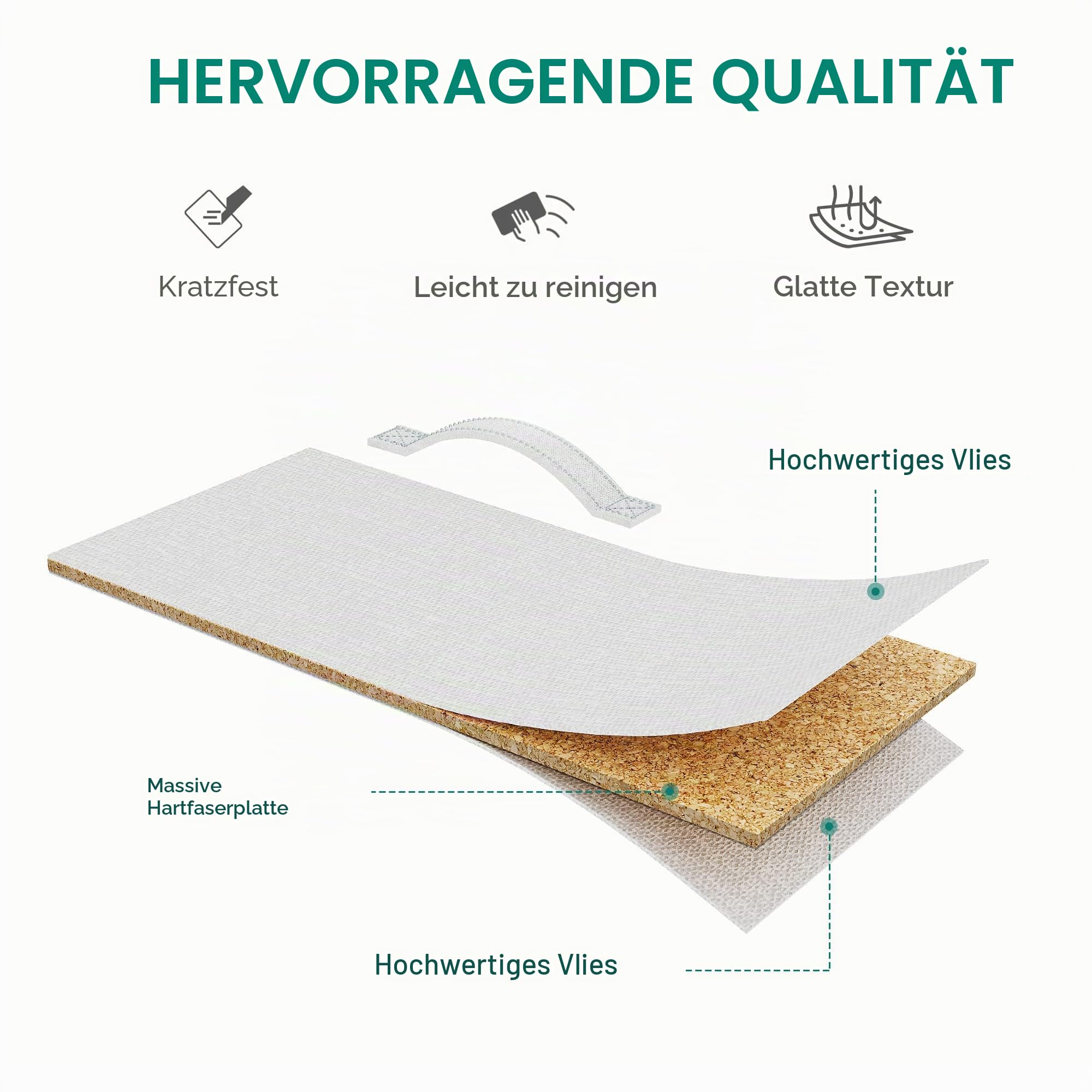 YITAHOME Kommode,Kommode mit 5 Schubladen,Schrank,Stoffschubladen mit Griffen,mit Stabiler Stahlrahmen,Dauerhaft,Hellgrau