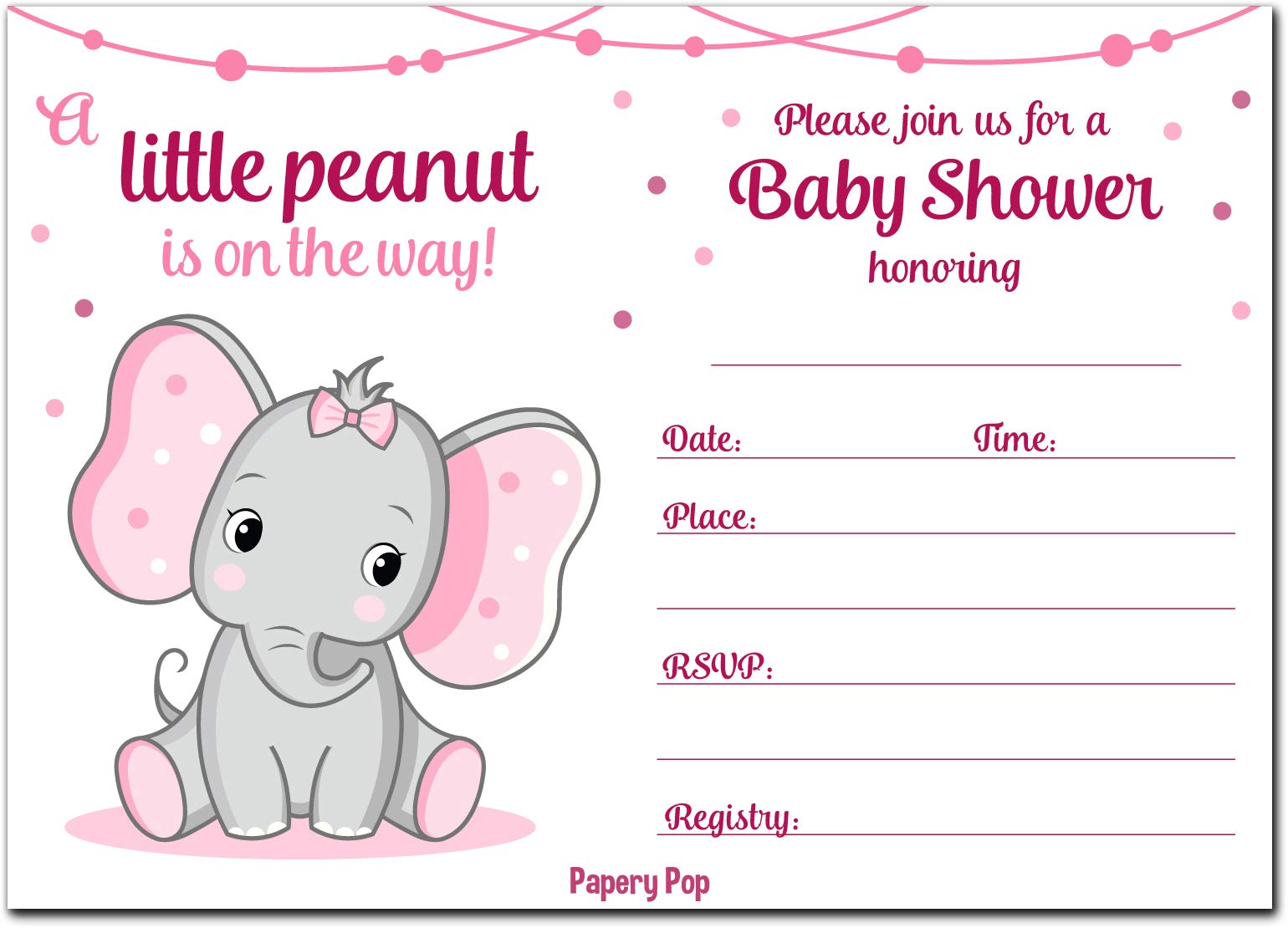 Tarjeta Cumpleaños Elefante Tarjeta Felicitación Sobrina Old English Co. - Diseño Elefante Floral - 15x15 Cm Interior Blanco Tarjeta Elefante Floral Old English