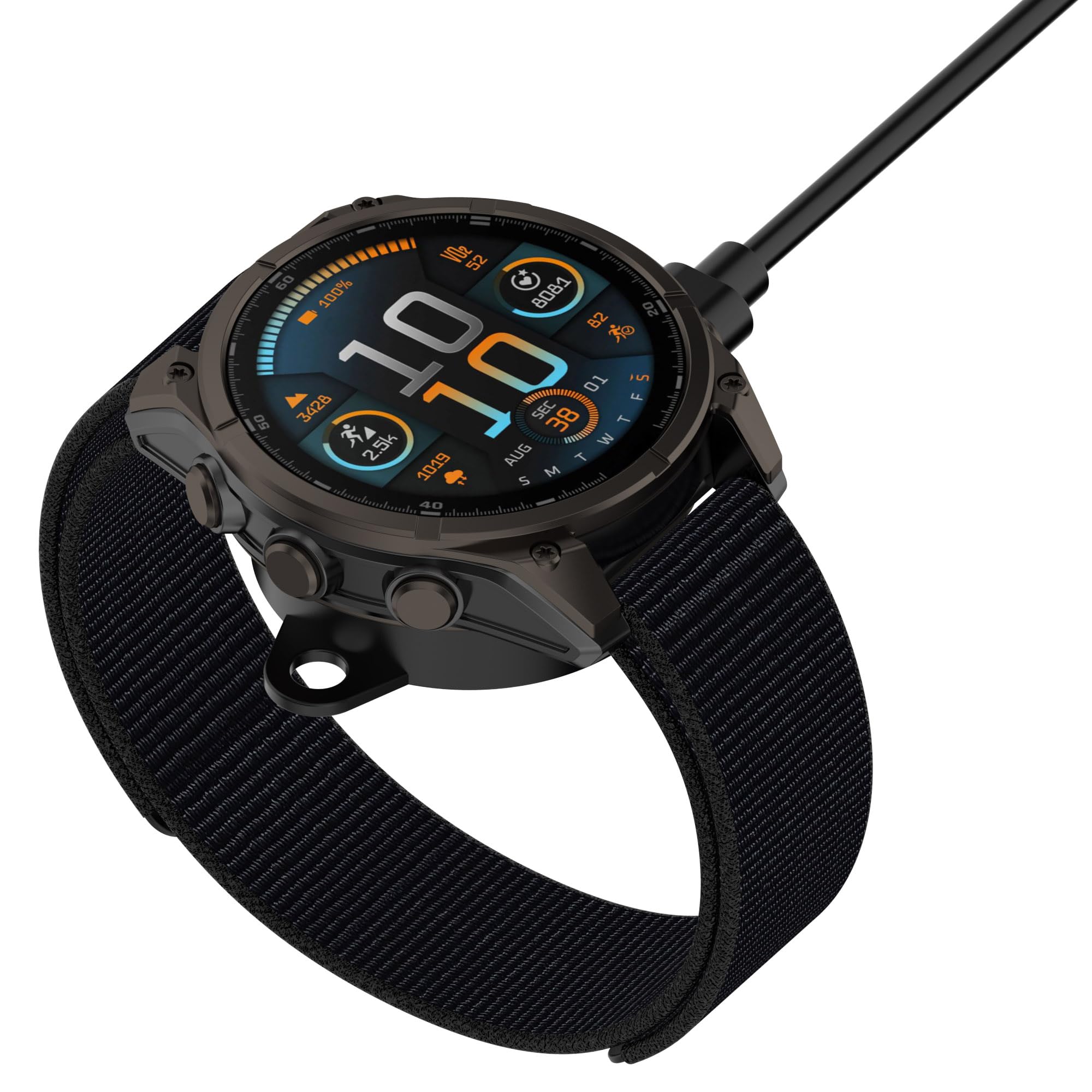 Amazon.co.jp: RuenTech 対応Garmin Vivoactive 5 充電器,USB-C/100cm 