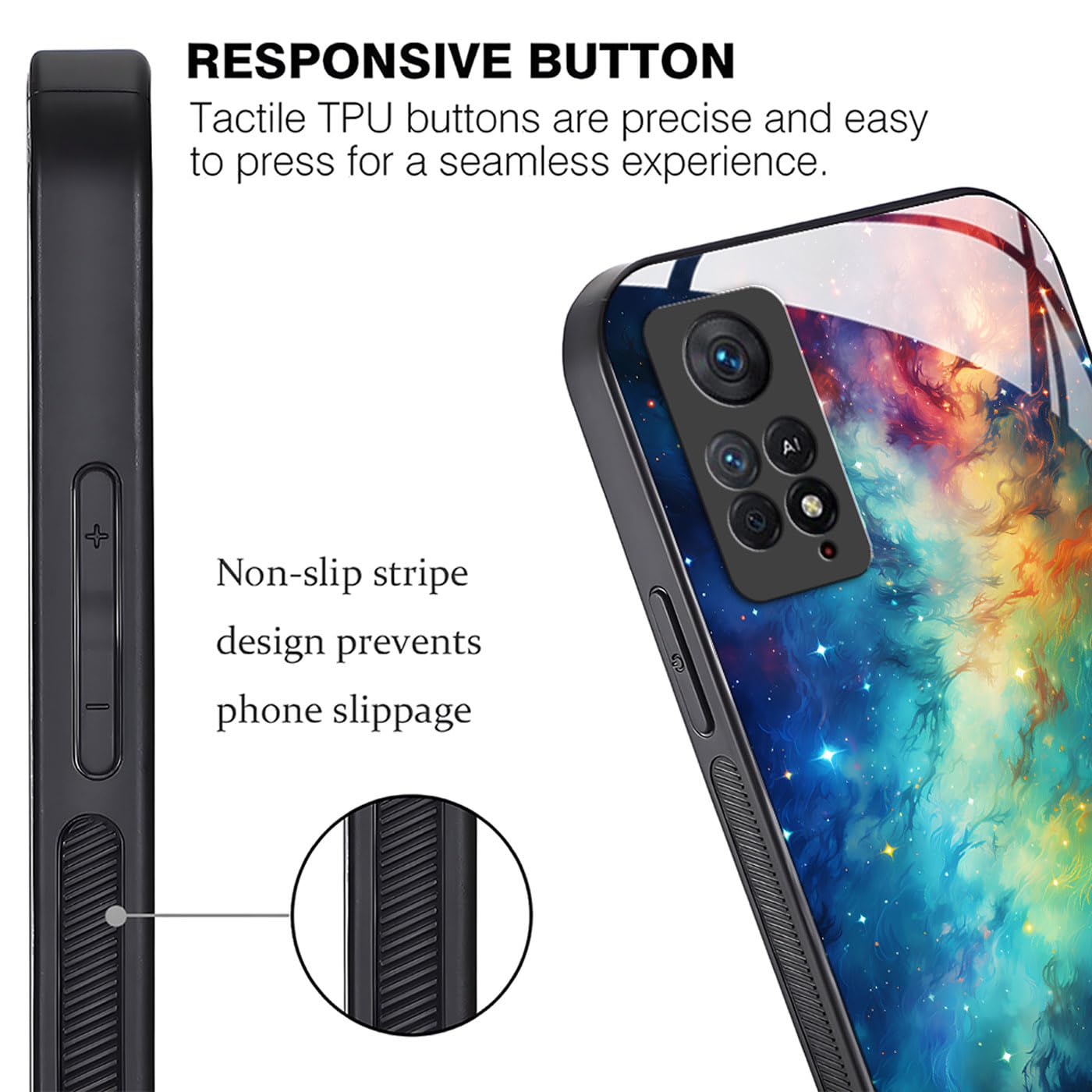 Young & Ming 3 Cover Per Xiaomi Redmi Note 11 Pro+ 5G - Custodie Sottili In TPU Con Disegni Cuore - Morbide E Antiurto