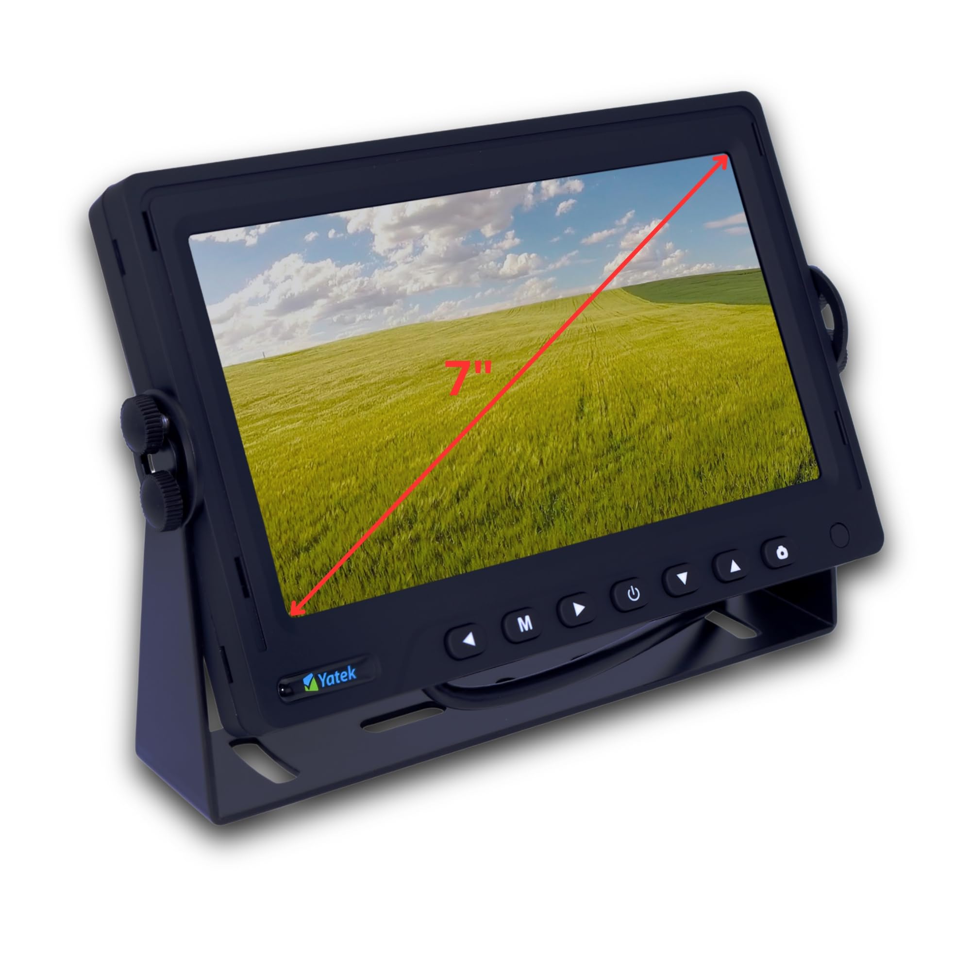 YATEK Monitor LCD 7" 1024x600 Camaras Aparcamiento