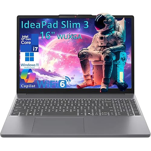 Lenovo Gaming Laptop Computer, IdeaPad Slim 3 for Home and Business, Intel 10-Core i7-13620H (Beat Ultra 7 255U), 40GB DDR5 RAM, 1TB PCIe SSD, FHD+, WiFi 6, Bluetooth 5.2, Luna Grey, Windows 11 Pro
