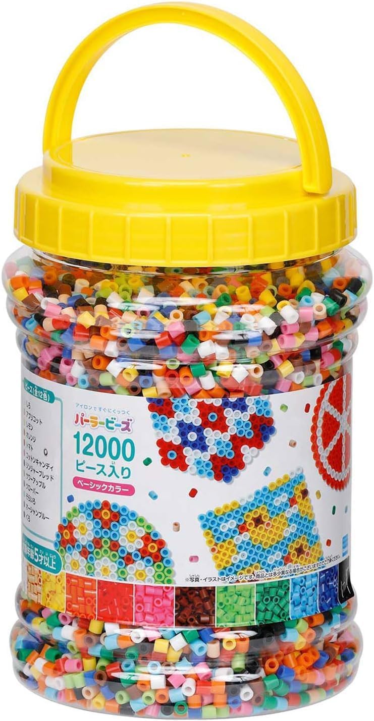 Kawada 80-17579 Perler Beads, First Pot, Pastel Colors