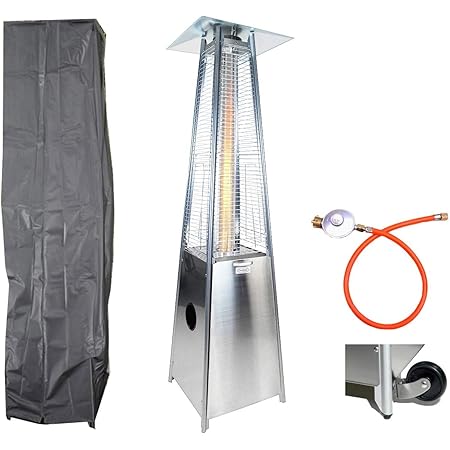 Planika Faro – Gaskamin Außenbereich schwarzer tragbarer und