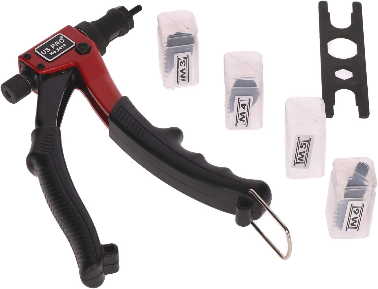 Hand Nut Sert Hand Nut Riveter Riveting Rivnut Tool Fastener M3 M4 M5 M6