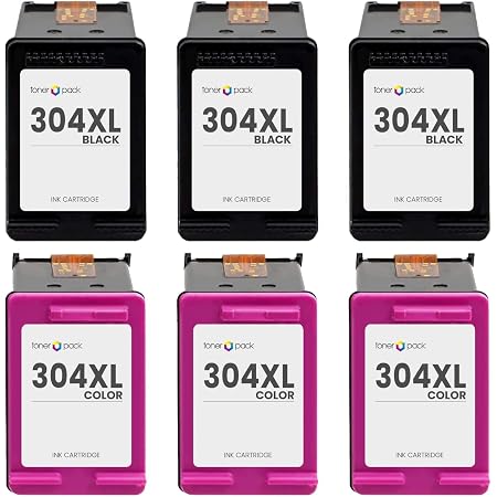 TONERPACK 304XL Compatible Remanufacturado para HP 304 XL 304XL Cartuchos  de Tinta para HP para Envy 5010 5020 5030 5032 Deskjet 2620 2622 2630 2632  2633 2634 3720 3730 3733 3735 3750 3760 3762 3764 : Amazon.es: Informática