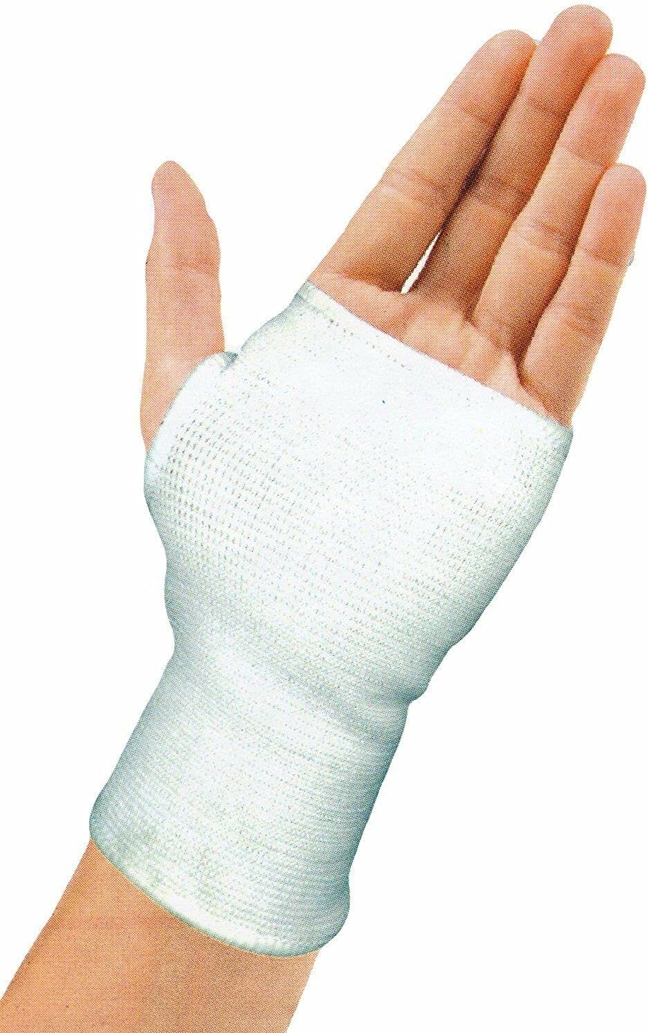 Elasticated White Hand Palm Support