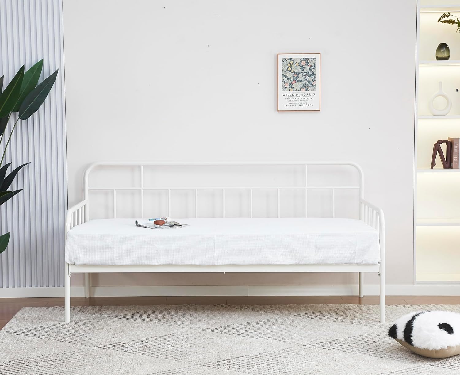 Sofá Cama de Metal Base para Colchón 90 x 190 Estructura Metálica