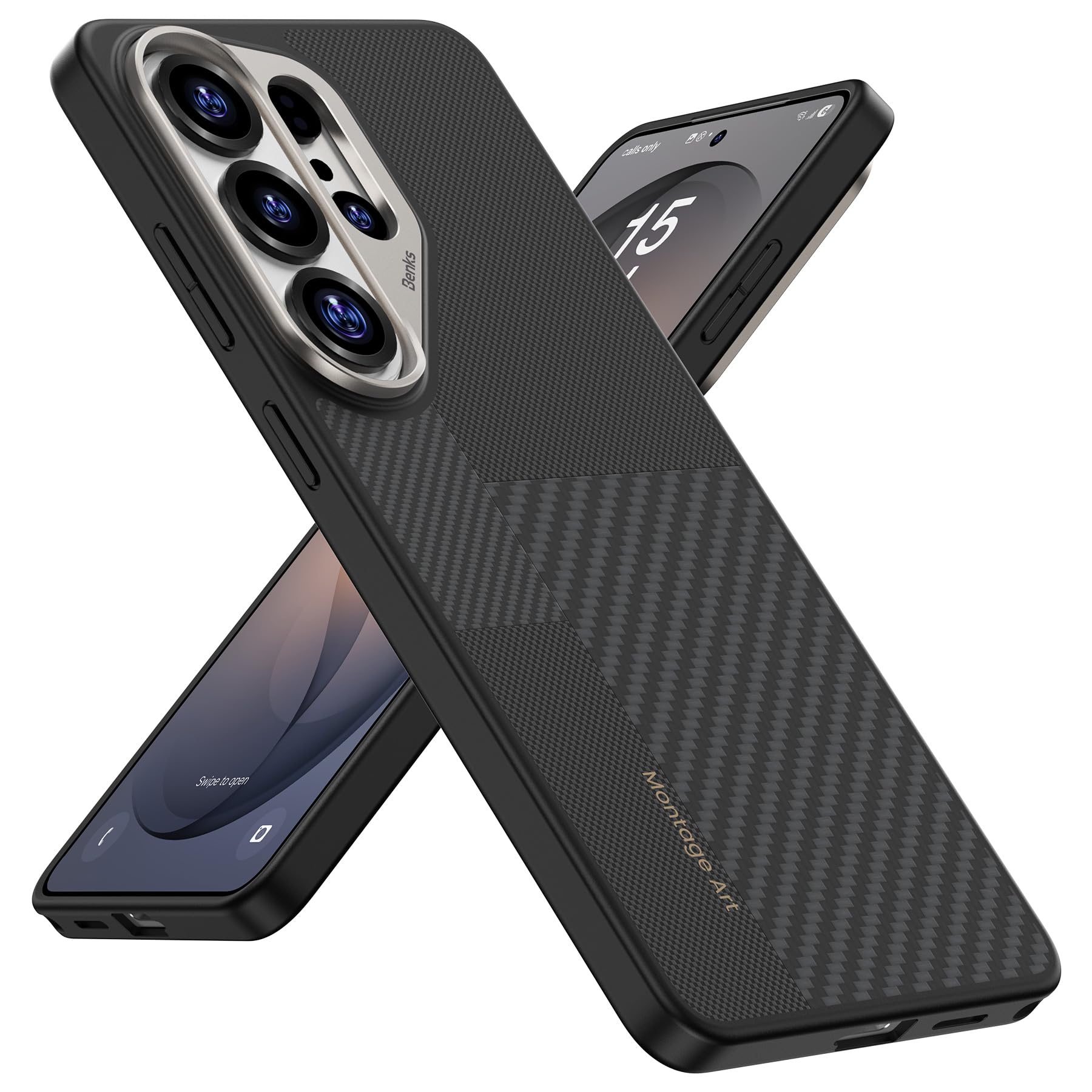 Benks Magnetic Case for Samsung Galaxy S26 Ultra Kevlar Shootproof Cover | Military Grade Protection, Built with Kevlar Aramid Fiber and TPU, Magnetic, Shockproof