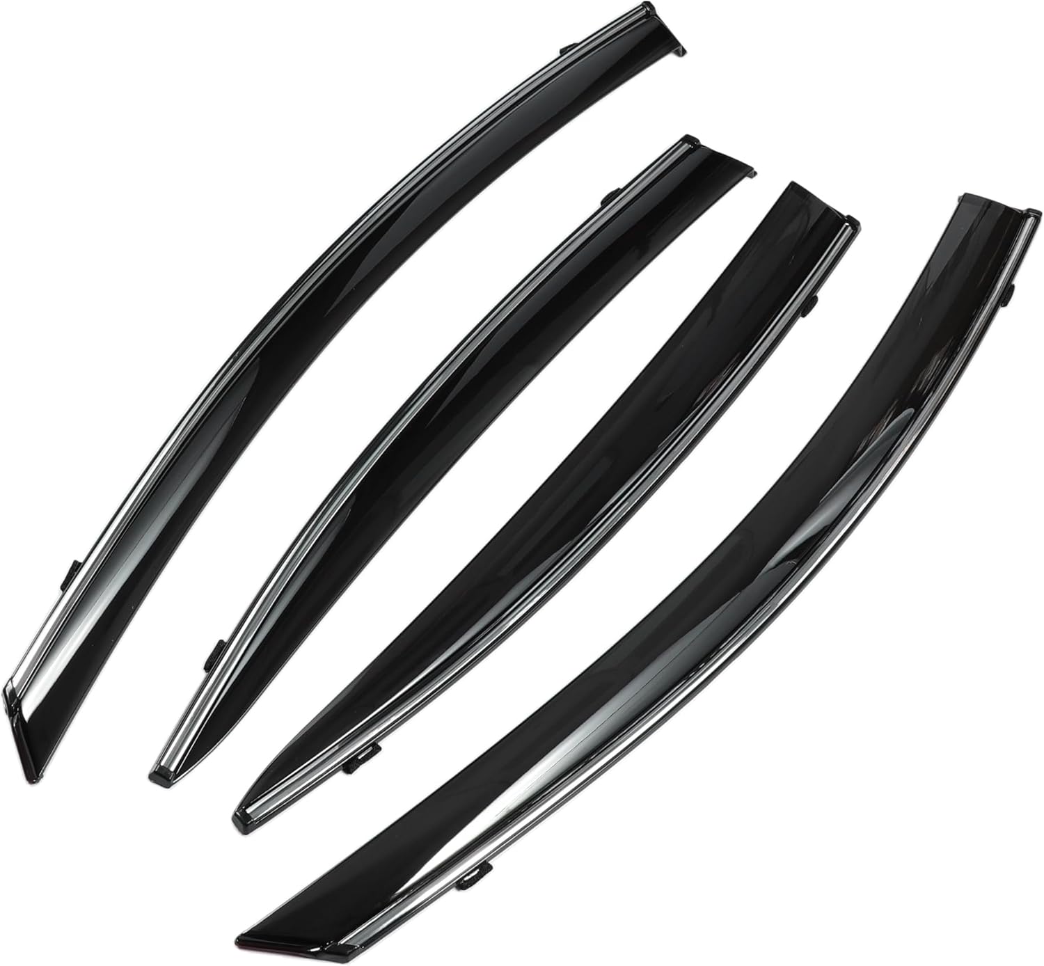 Window Deflectors Car Side Window Vent Visors for Mazda 3 Sedan 2019-2024 Black Rain Guards Sun Visors Wind Vent Visors Window Vent Shades Reinforced Acrylic 4 Pcs