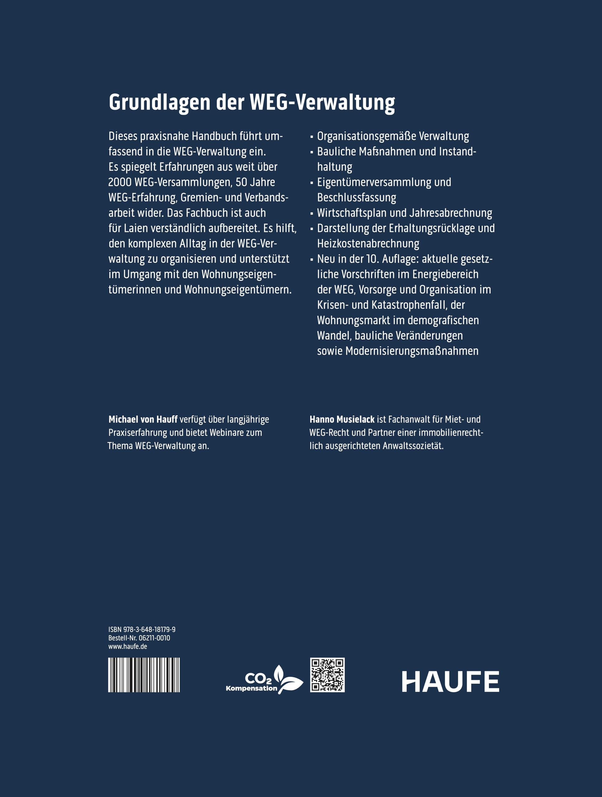 Das große Verwalter-Handbuch: Wohnungseigentum sicher managen (Haufe Fachbuch)