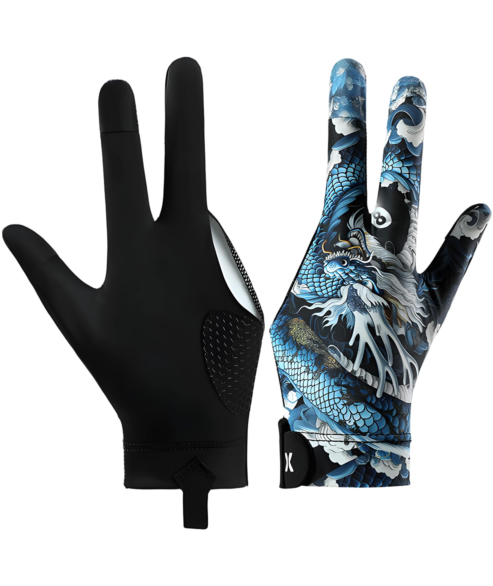 Snooker Gloves Left Hand, Full Finger Billiard Glove for Left-Handed Players, Polyester Fabric, Enhanced Grip and Control, Ideal for Practice and Competitive Matches-picture-29