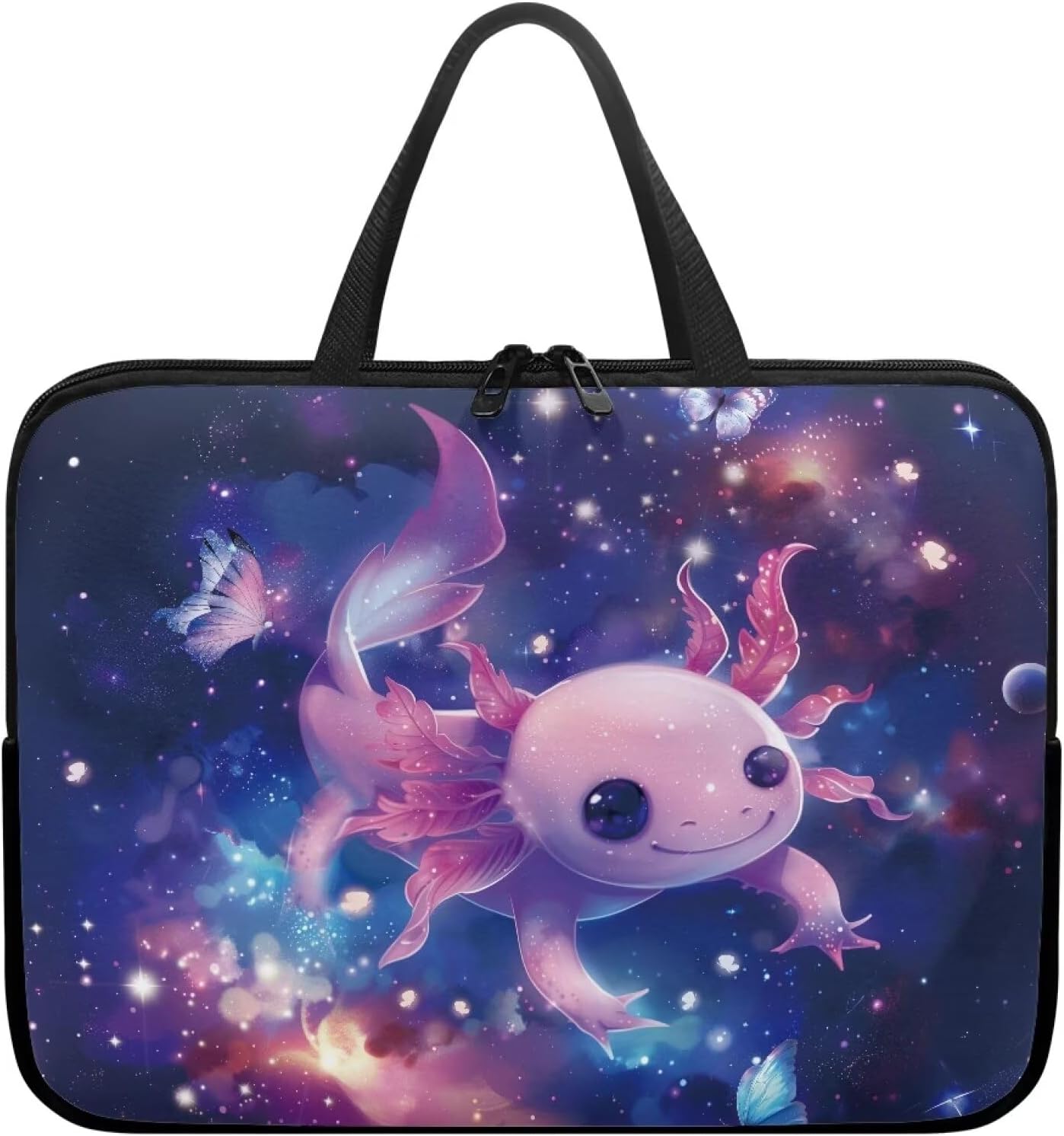 Funda para portátil Axolotl Galaxy para adolescentes y adultos