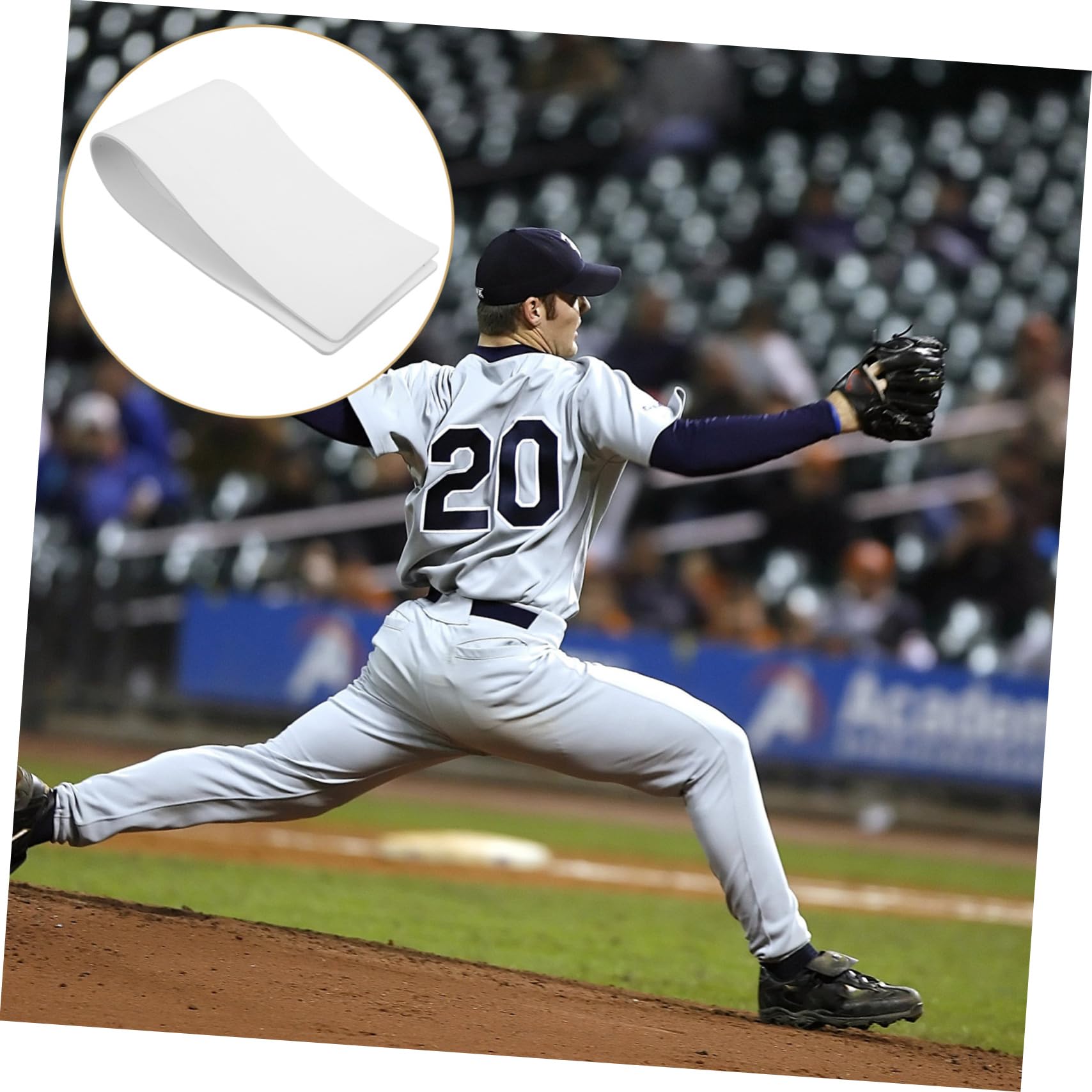 SUPVOX Baseball Home Plate Mat Training Durable Spot Shot for Baseball Decor Random Color
