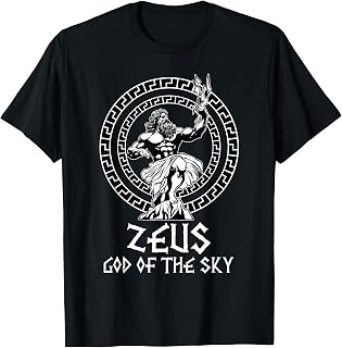 Greek Mythology Shirt Ancient Greece History Lovers of Zeus T-Shirt