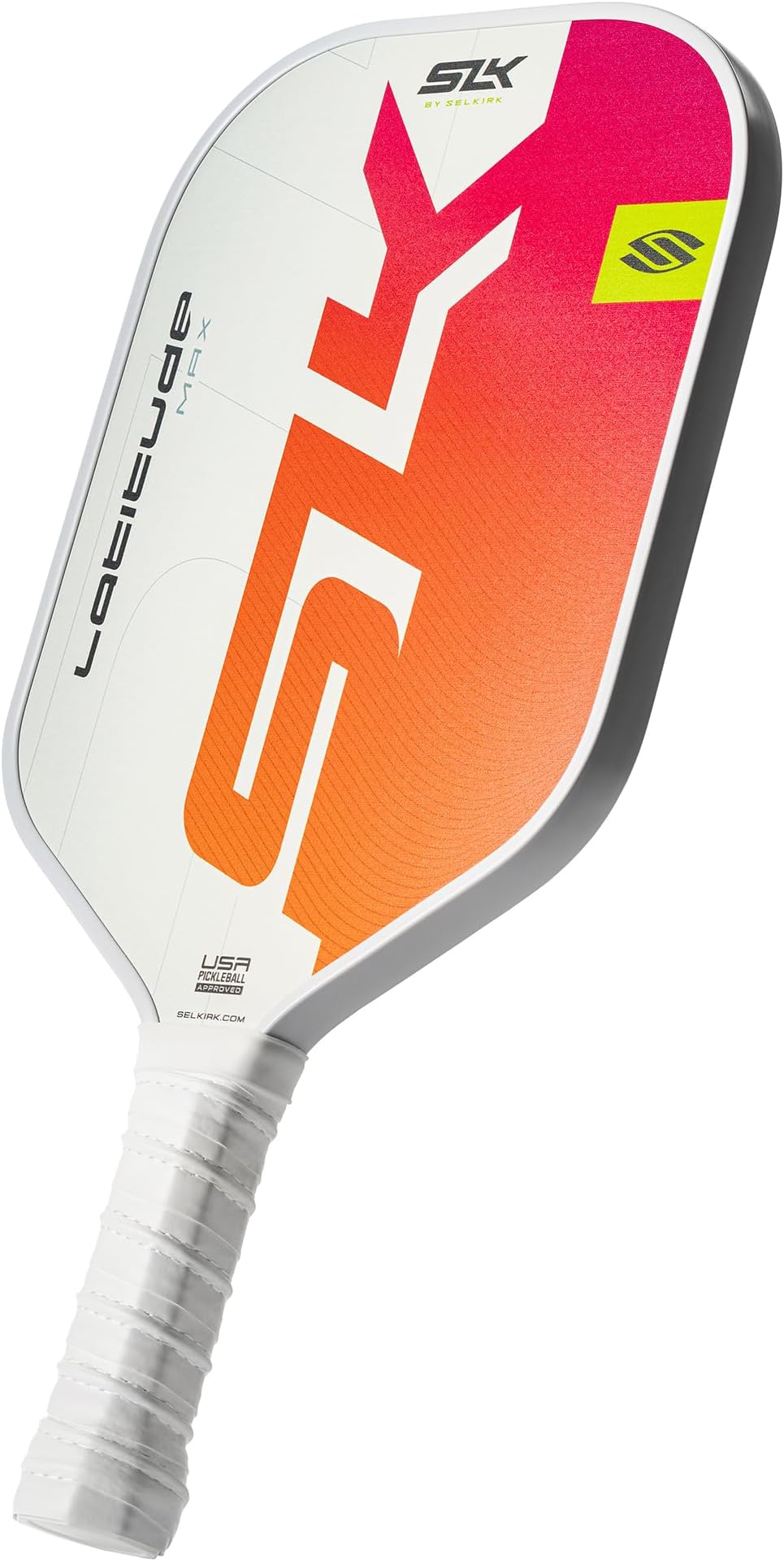2025 SLK Latitude Max Pickleball Paddle | Graphite Flex Pickleball Paddle Face | SX4 Core Technology with SpinFlex Surface | Redesigned for Performance and Control