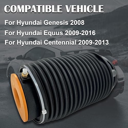 Miniatura 5 de Bolso derecho posterior del resorte de la suspensión del aire para Hyundai Equus Centennial Genesis 2009-2016, 55350-3M500, 553503M500