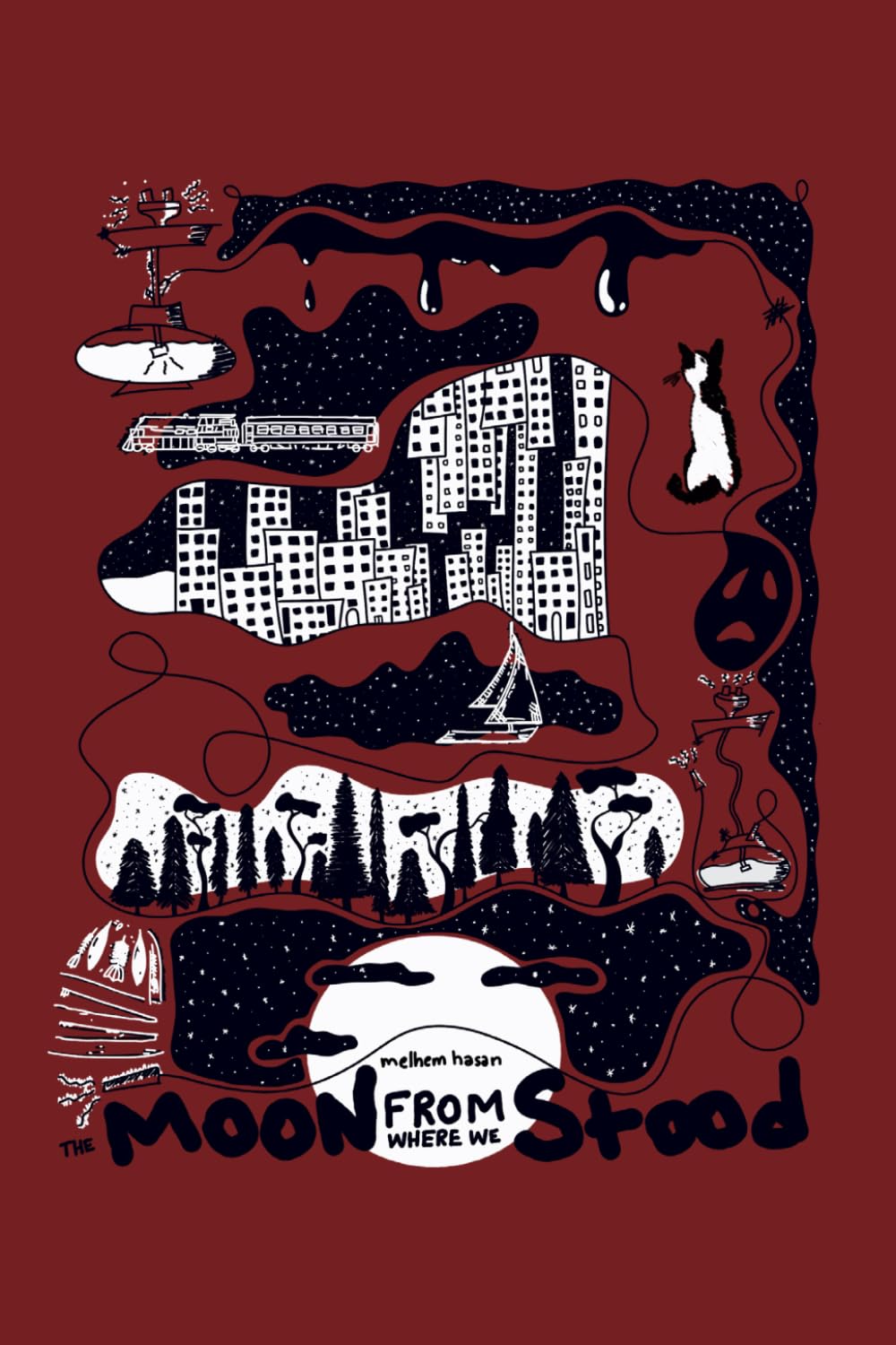 The Moon From Where We Stood: Words + Drawings