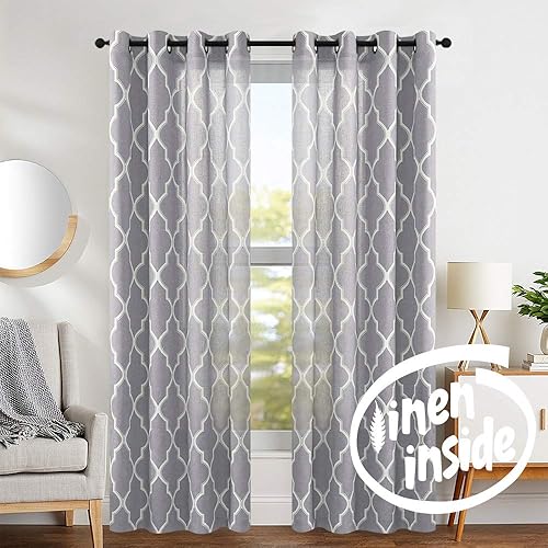 Geometric Pattern Curtains Amazon Com