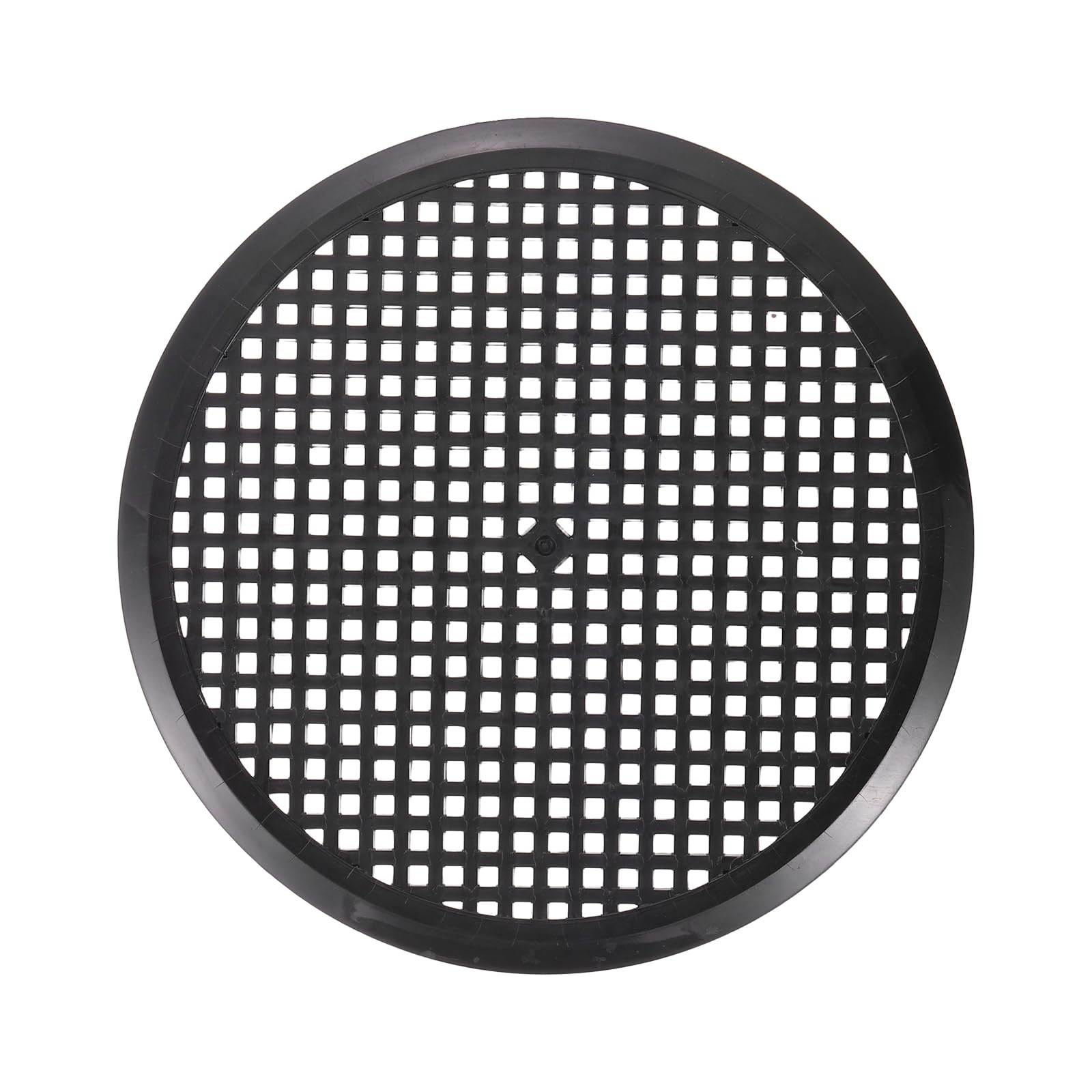 PATIKIL 4.7 Inch (120mm Openings) Round Air Vent Cover, 1PCS Plastic Circular Soffit Exhaust Vent Mesh Hole Ventilation Grille Cover for Bathroom Office Home Kitchen, Black