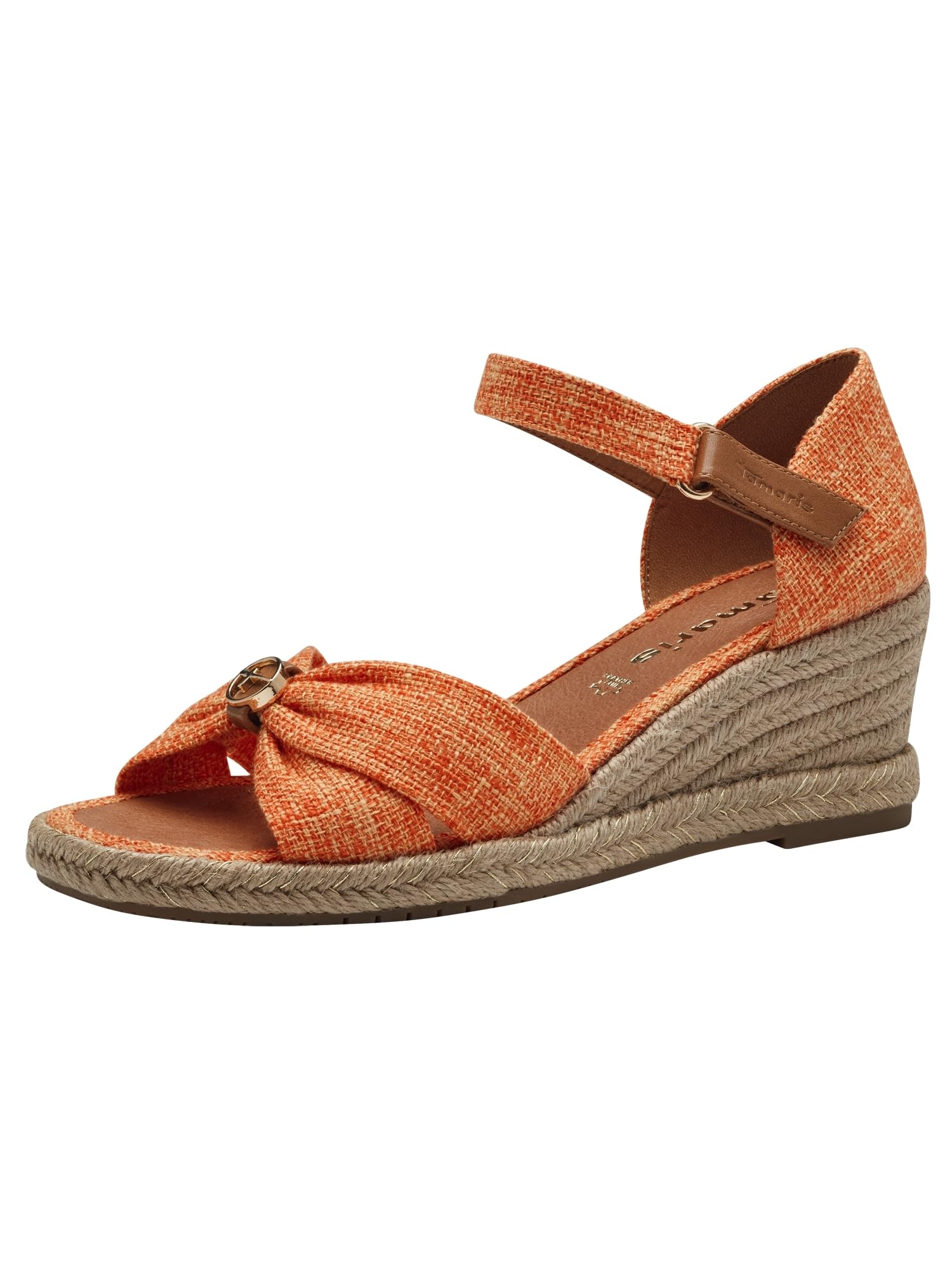 Tamaris Women's 1-28357-42Sling Sandals, orange, 6.5 UK